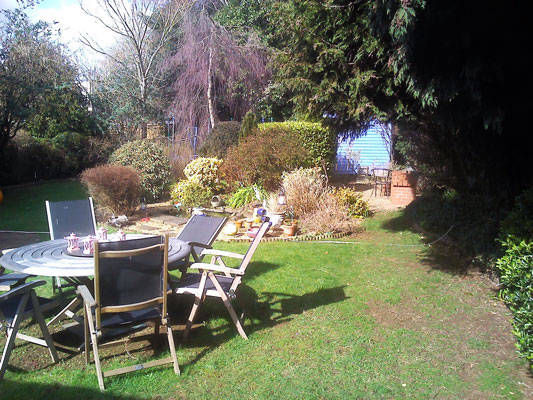 garden before