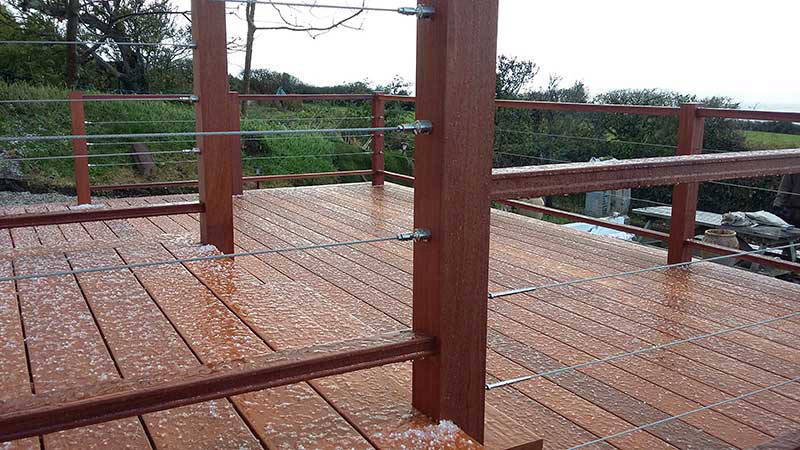 hardwood deck