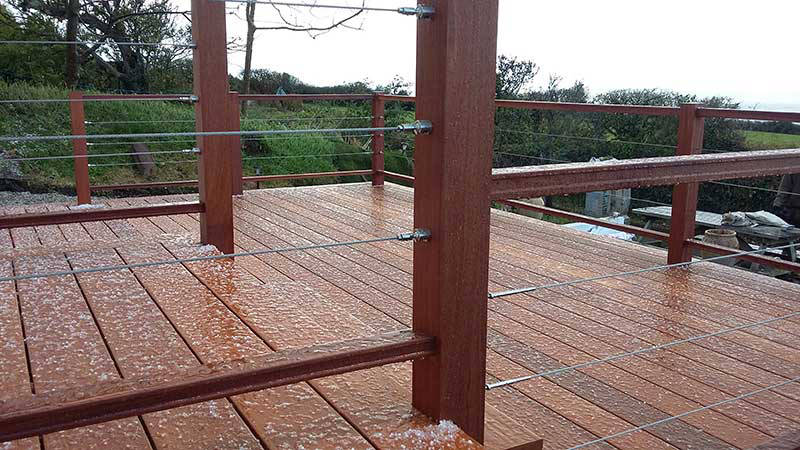 hardwood deck