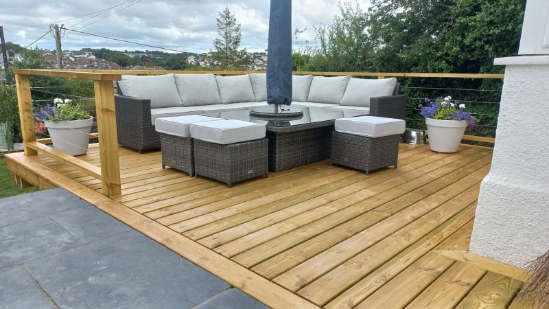 deck seating