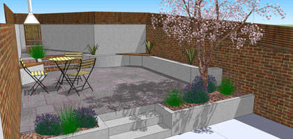 small garden plan