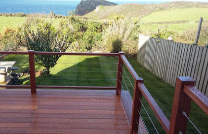 hardwood decking