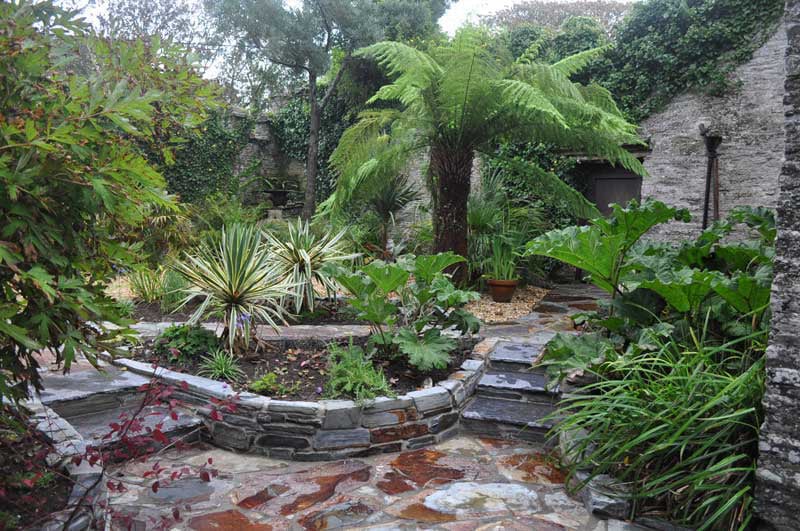 slate patio