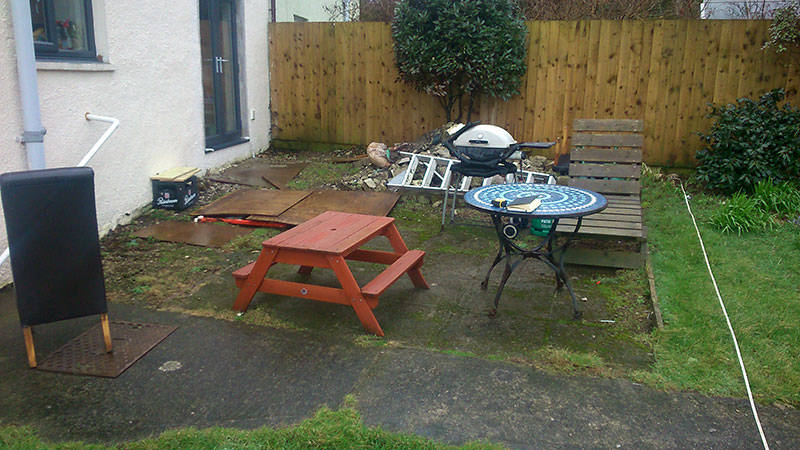 garden before