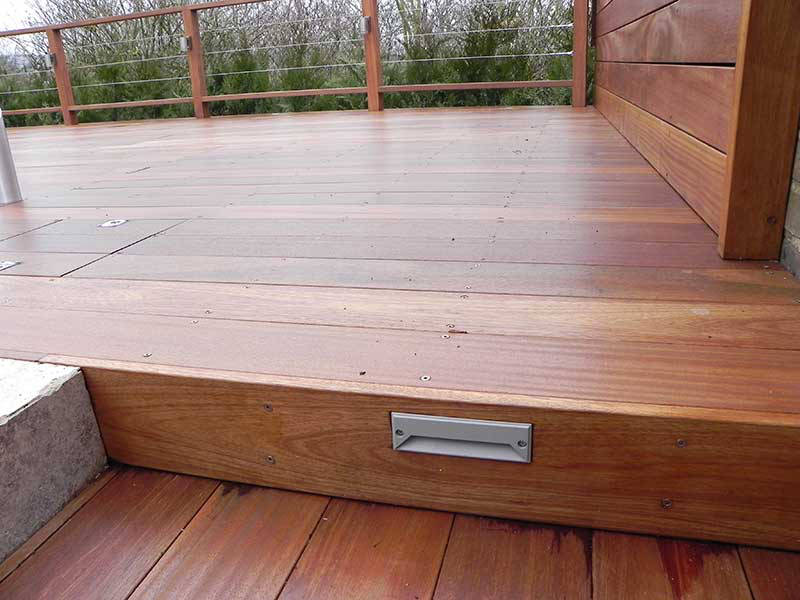 hardwood deck