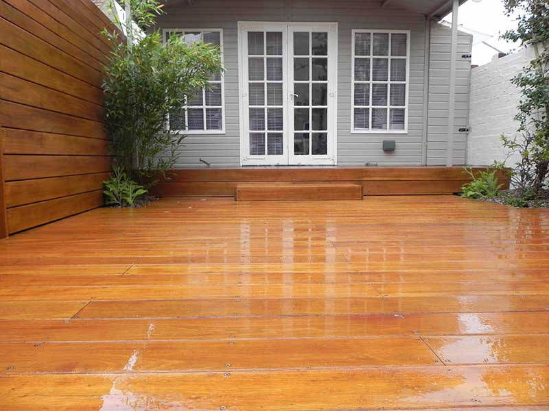 hardwood deck 