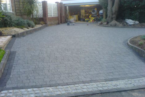 block paving drive