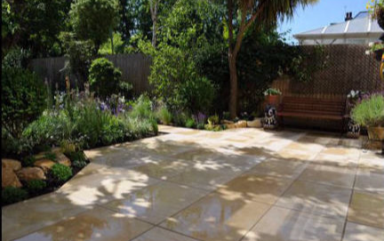 sandstone patio