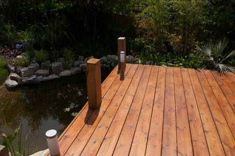 pond deck